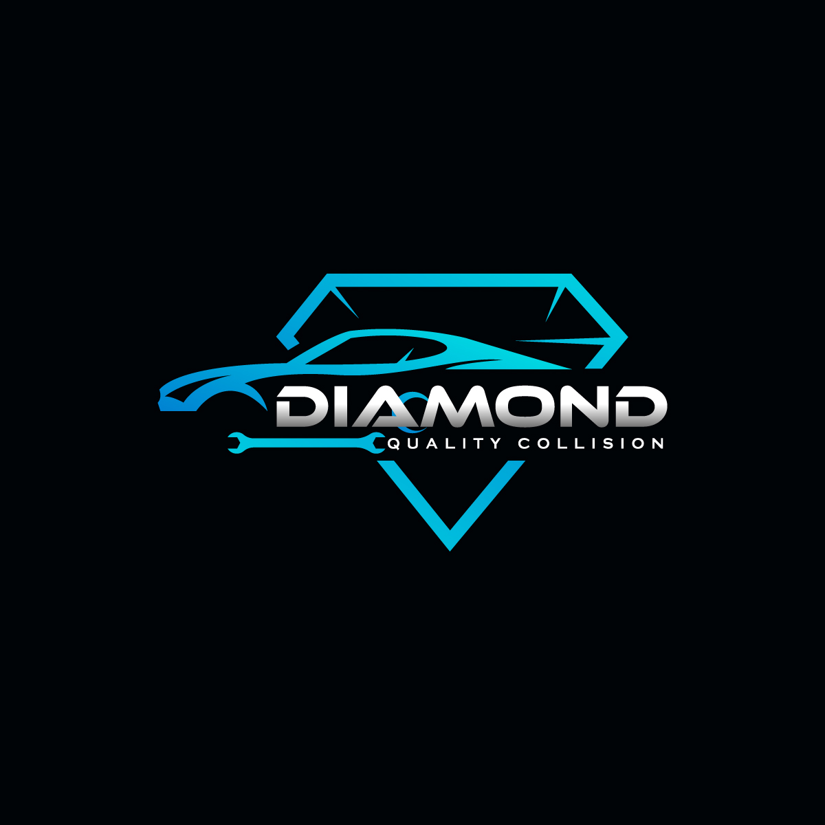 Logo Design by fly  design for Diamond Quality Collision | Design #34599932