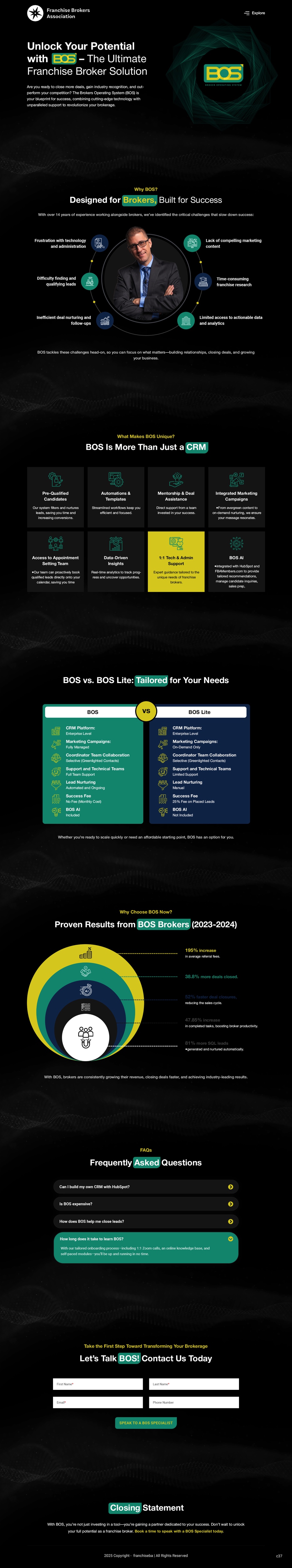 Web-Design von pb für The Franchise Brokers Association | Design #34615905