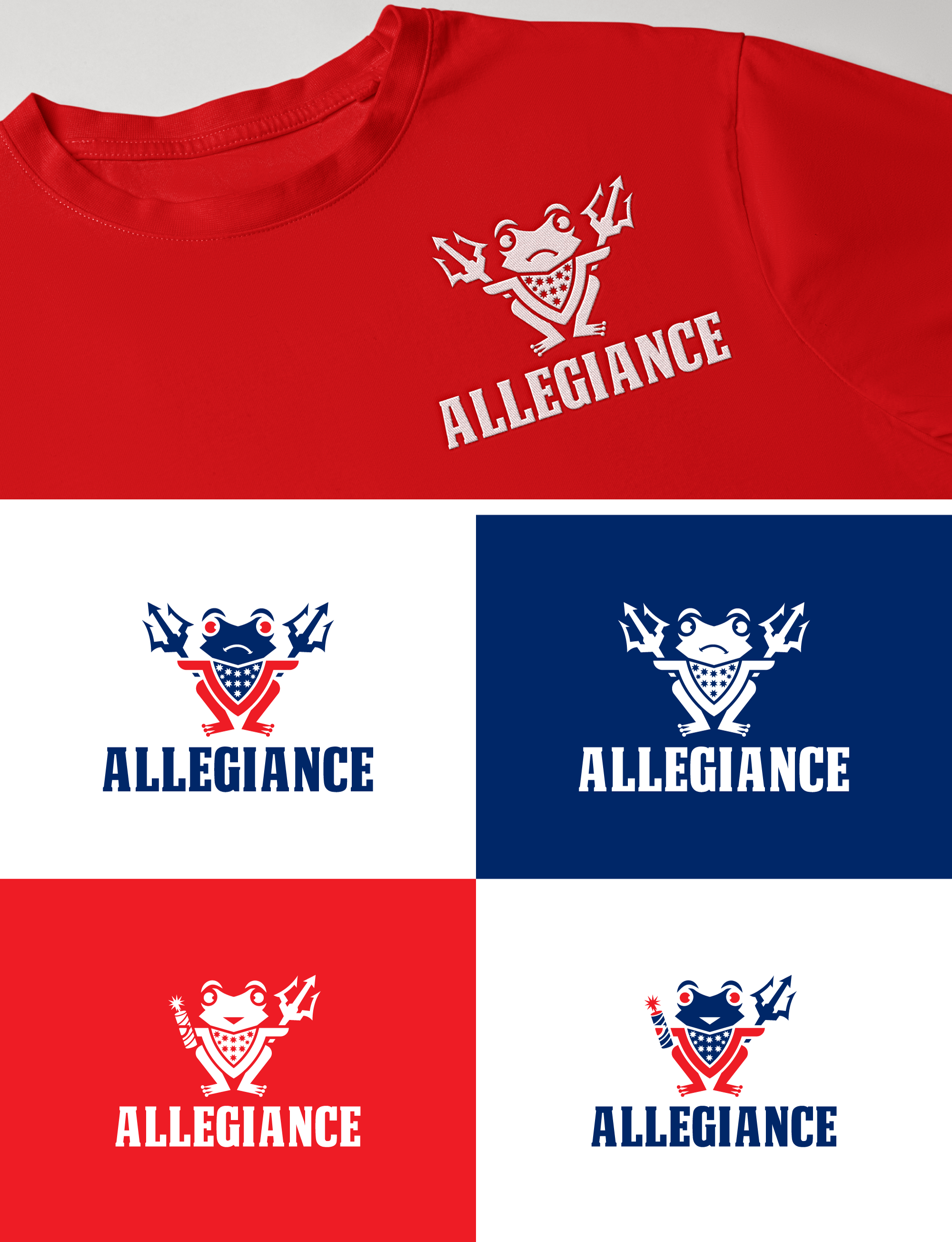 Logo Design by Ellene for Allegiance Custom Products | Design #34607647