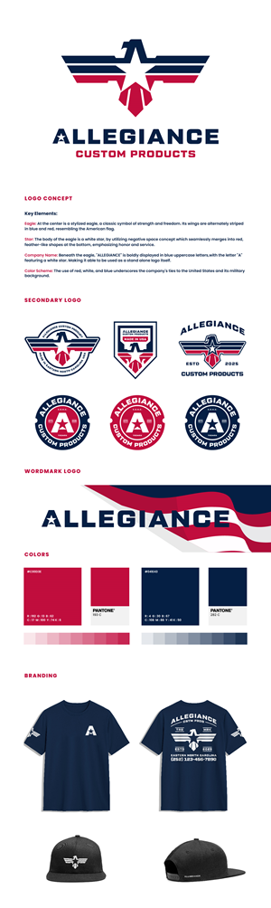 Logo Design by Gasyary for Allegiance Custom Products | Design: #34606341
