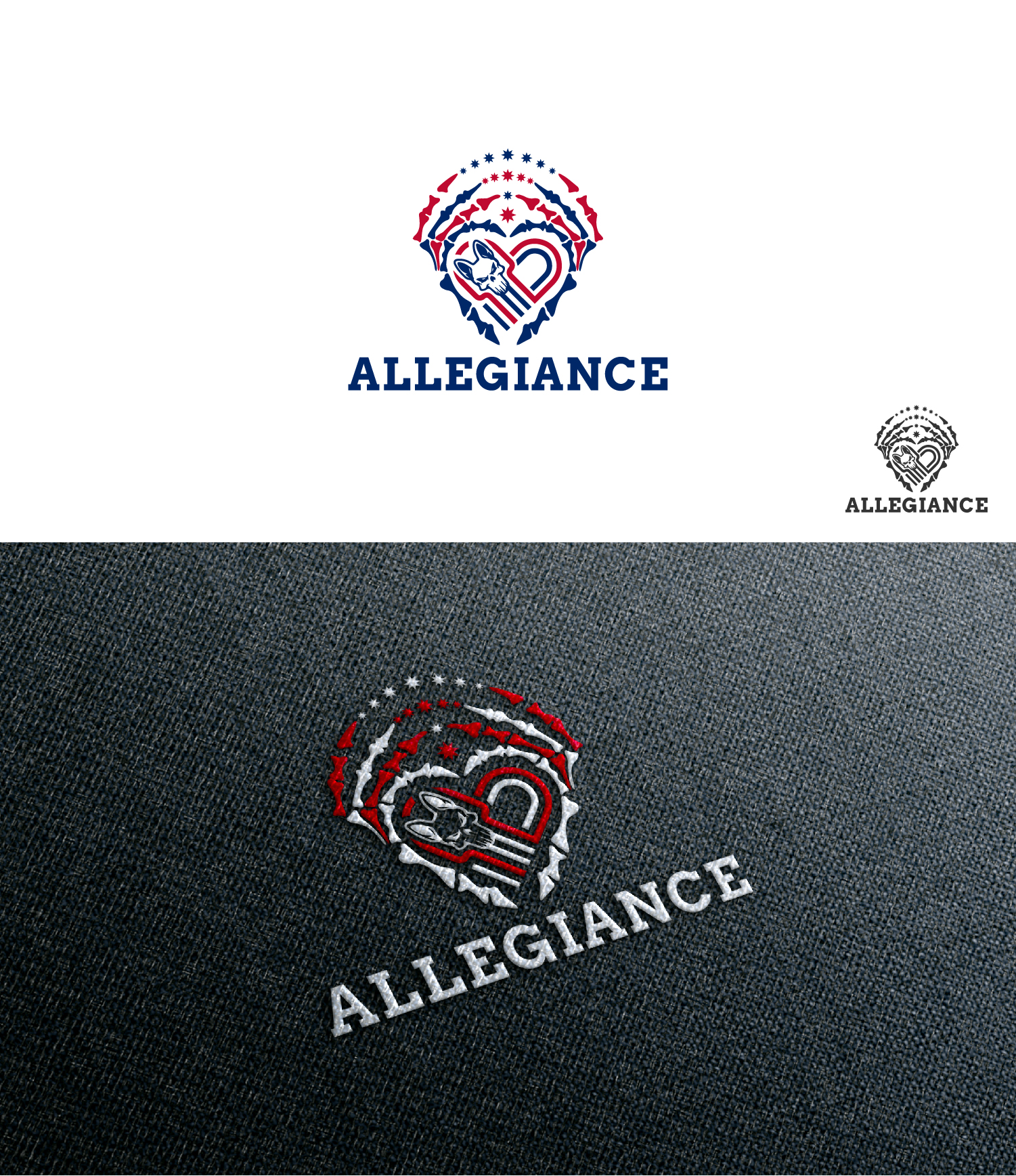Logo Design by S.H Designs for Allegiance Custom Products | Design #34609630