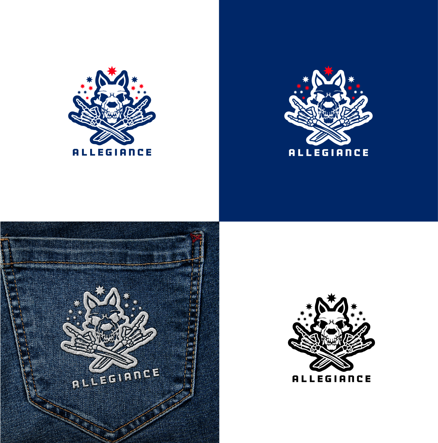 Logo Design by S.H Designs for Allegiance Custom Products | Design #34614373