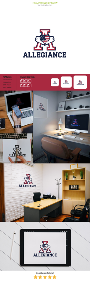 Logo Design by VectorForge for Allegiance Custom Products | Design: #34609448