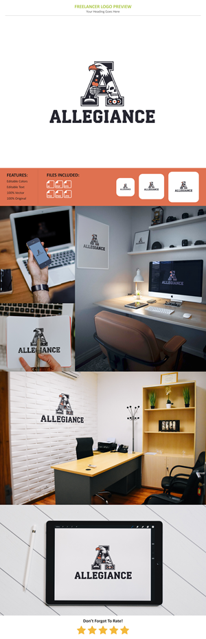 Logo Design by VectorForge for Allegiance Custom Products | Design: #34609449