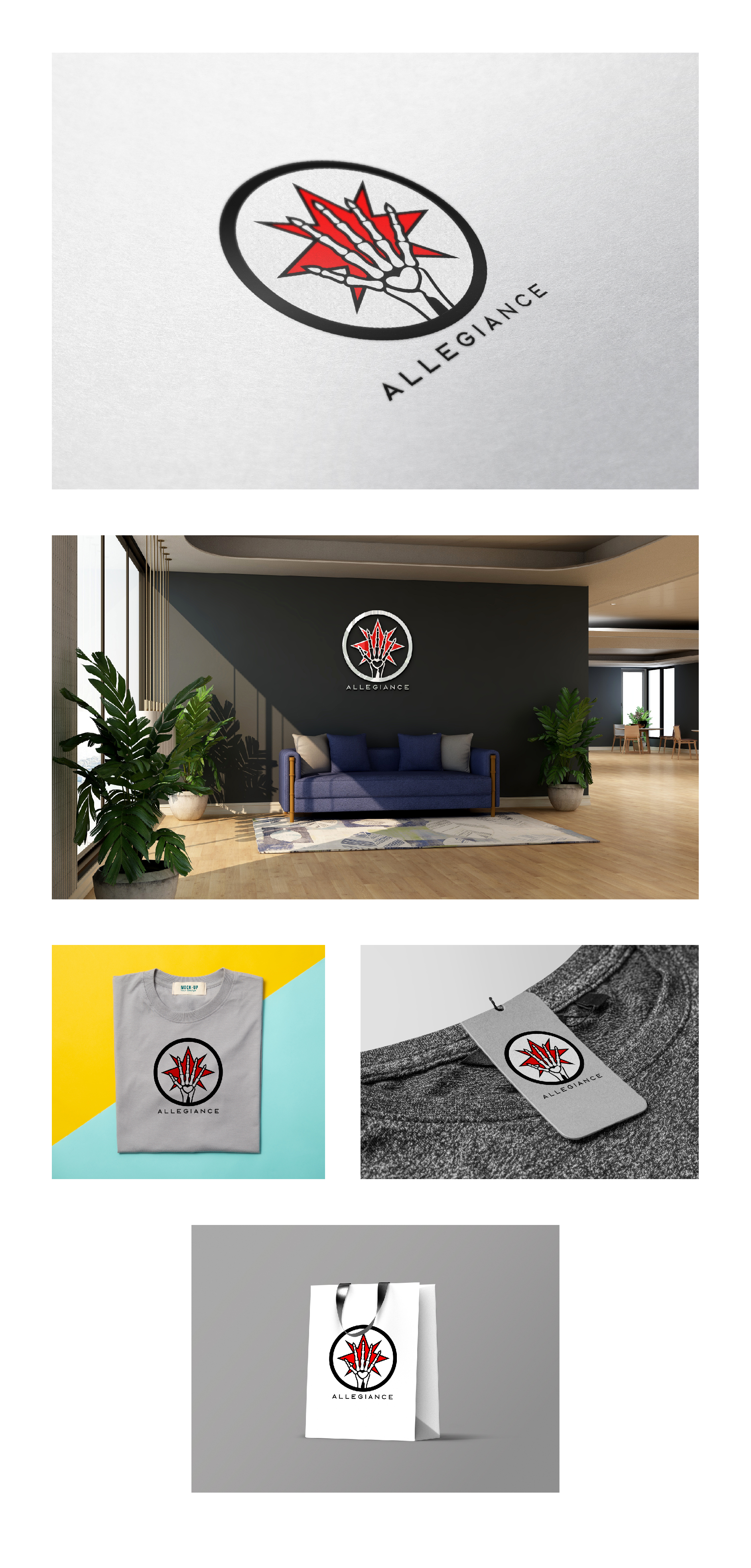 Diseño de Logo por Tube light para Allegiance Custom Products | Diseño #34615778