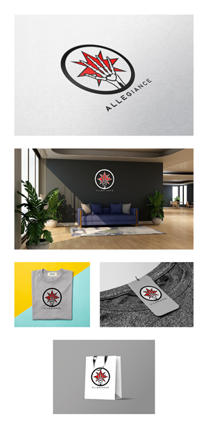 Logo Design by Tube light for Allegiance Custom Products | Design: #34615778