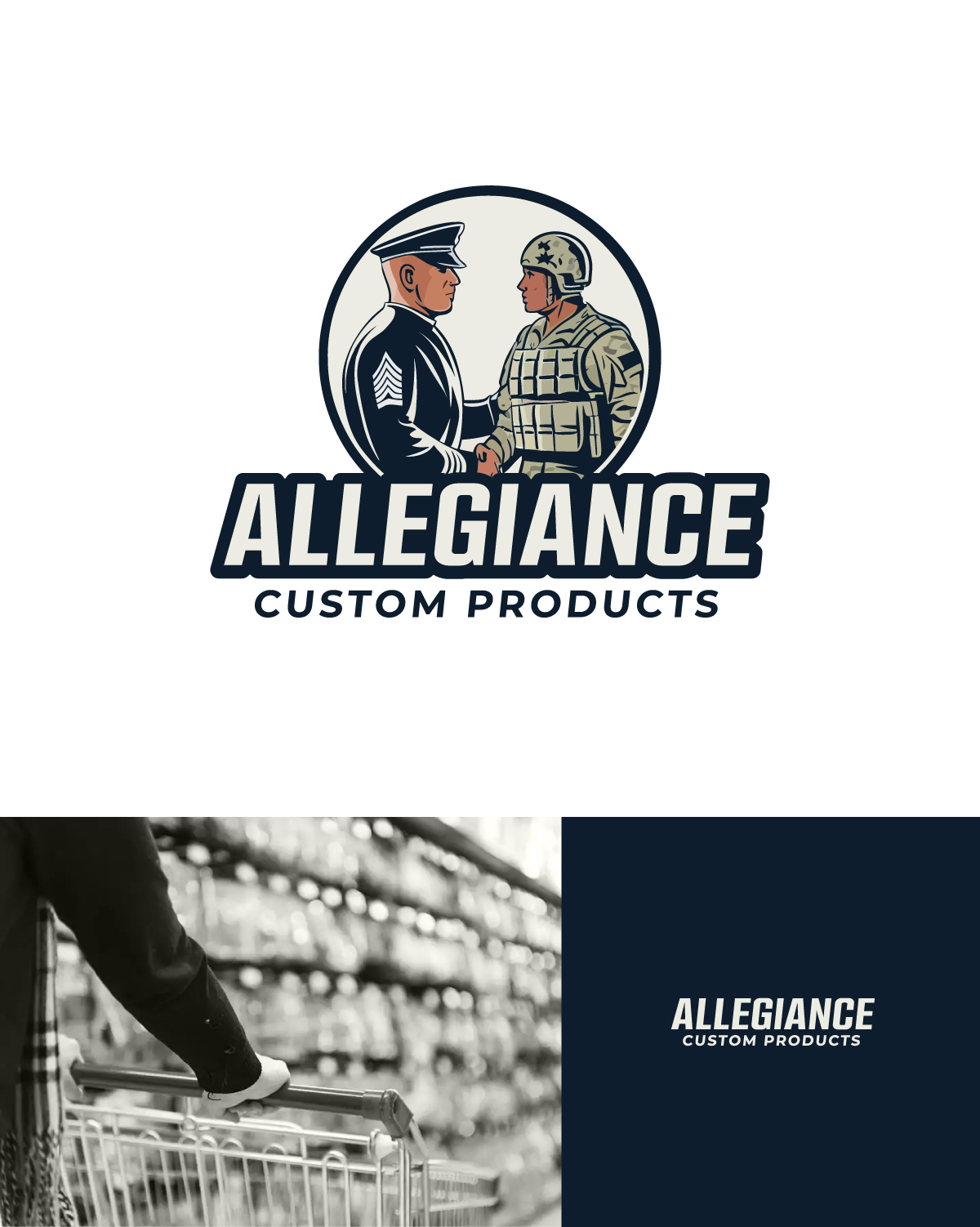 Logo Design by apik. for Allegiance Custom Products | Design #34603706