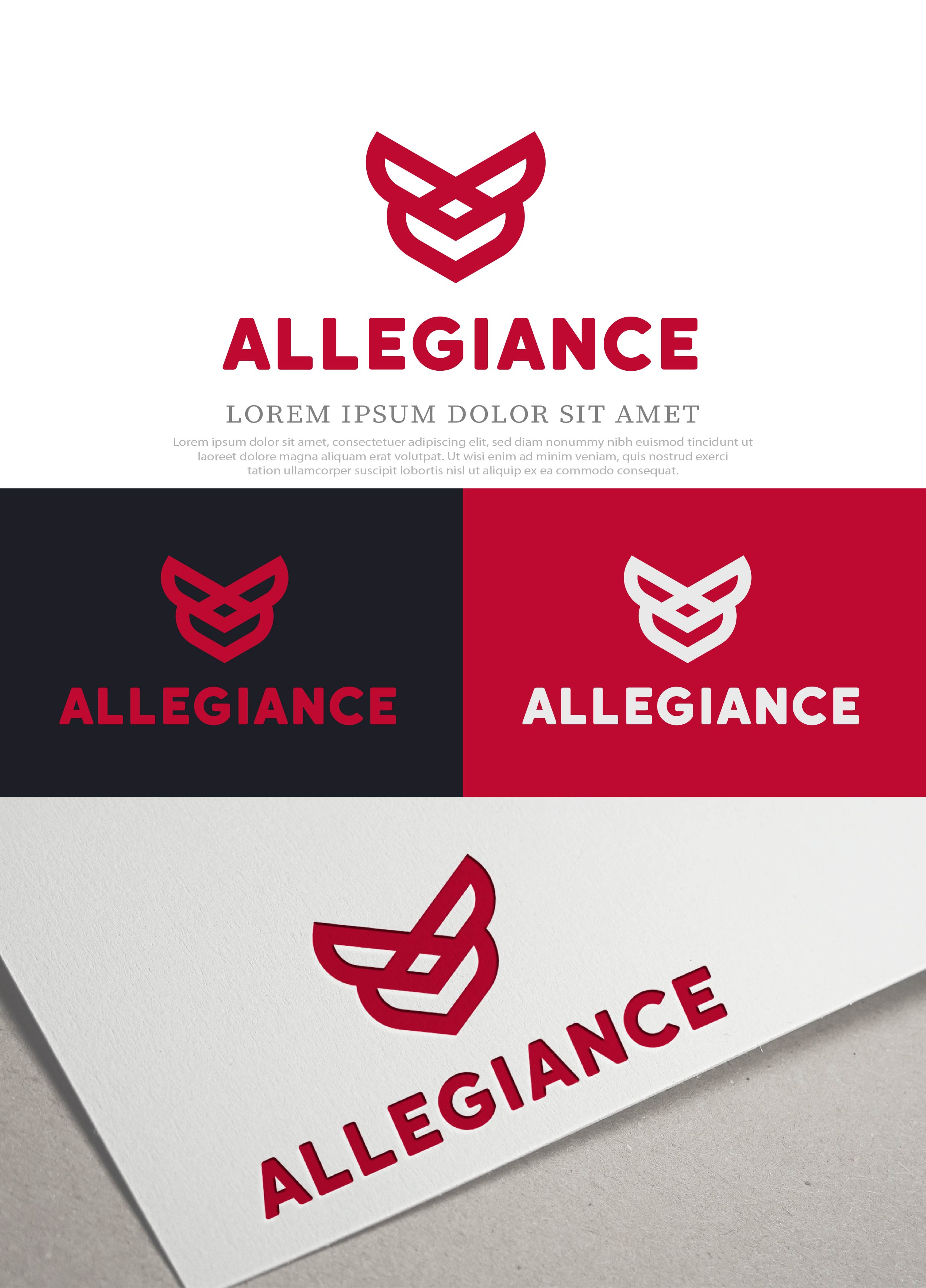 Logo Design by NasarLogo for Allegiance Custom Products | Design #34640447