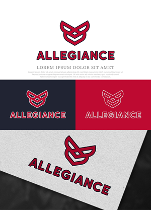 Logo Design by NasarLogo for Allegiance Custom Products | Design: #34640613