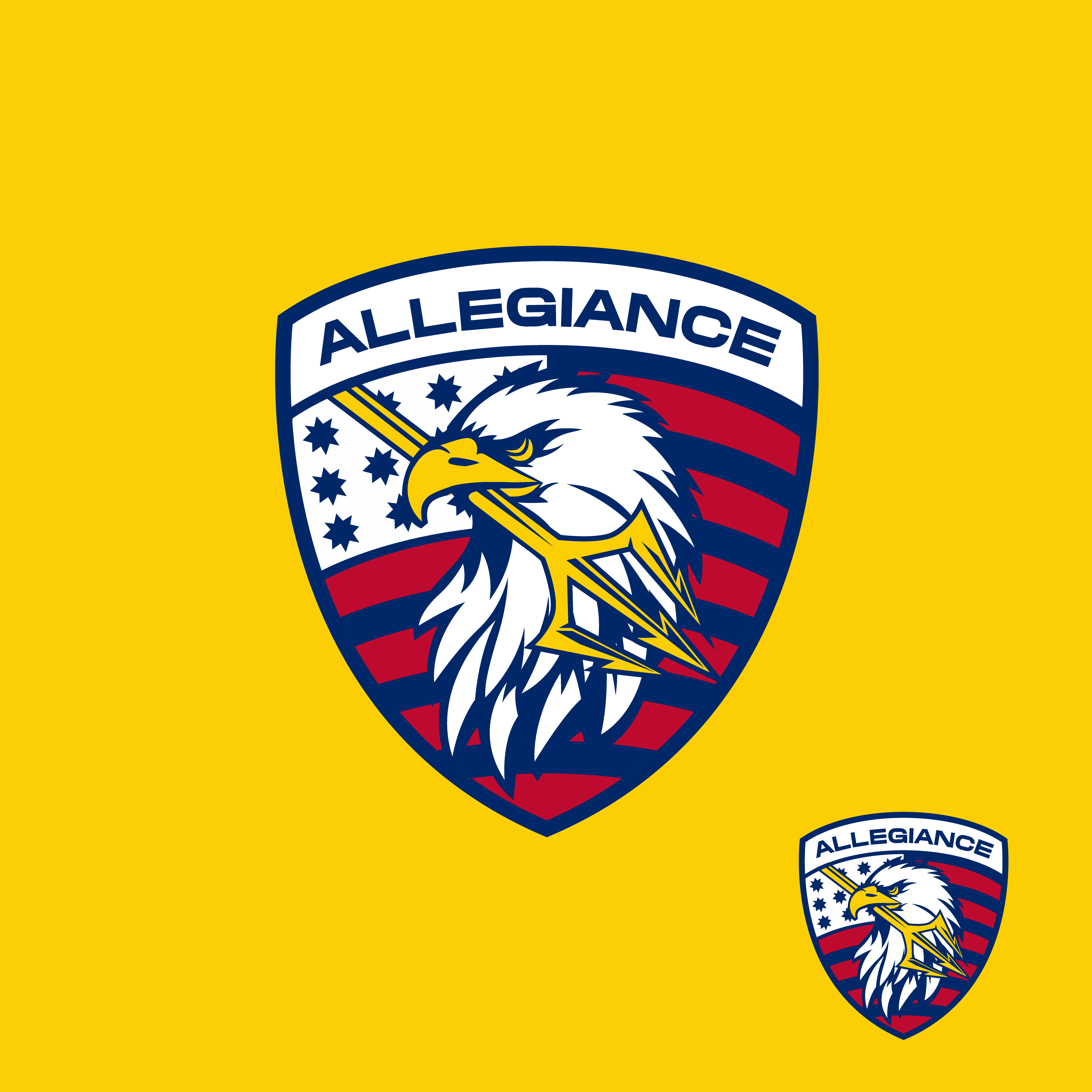 Logo Design by Mr Jode for Allegiance Custom Products | Design #34609165