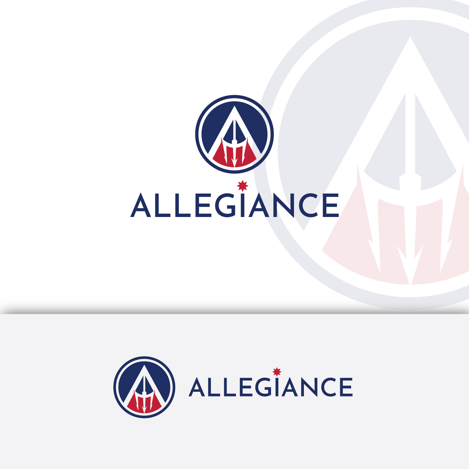 Logo Design by EnaGraph for Allegiance Custom Products | Design #34639718