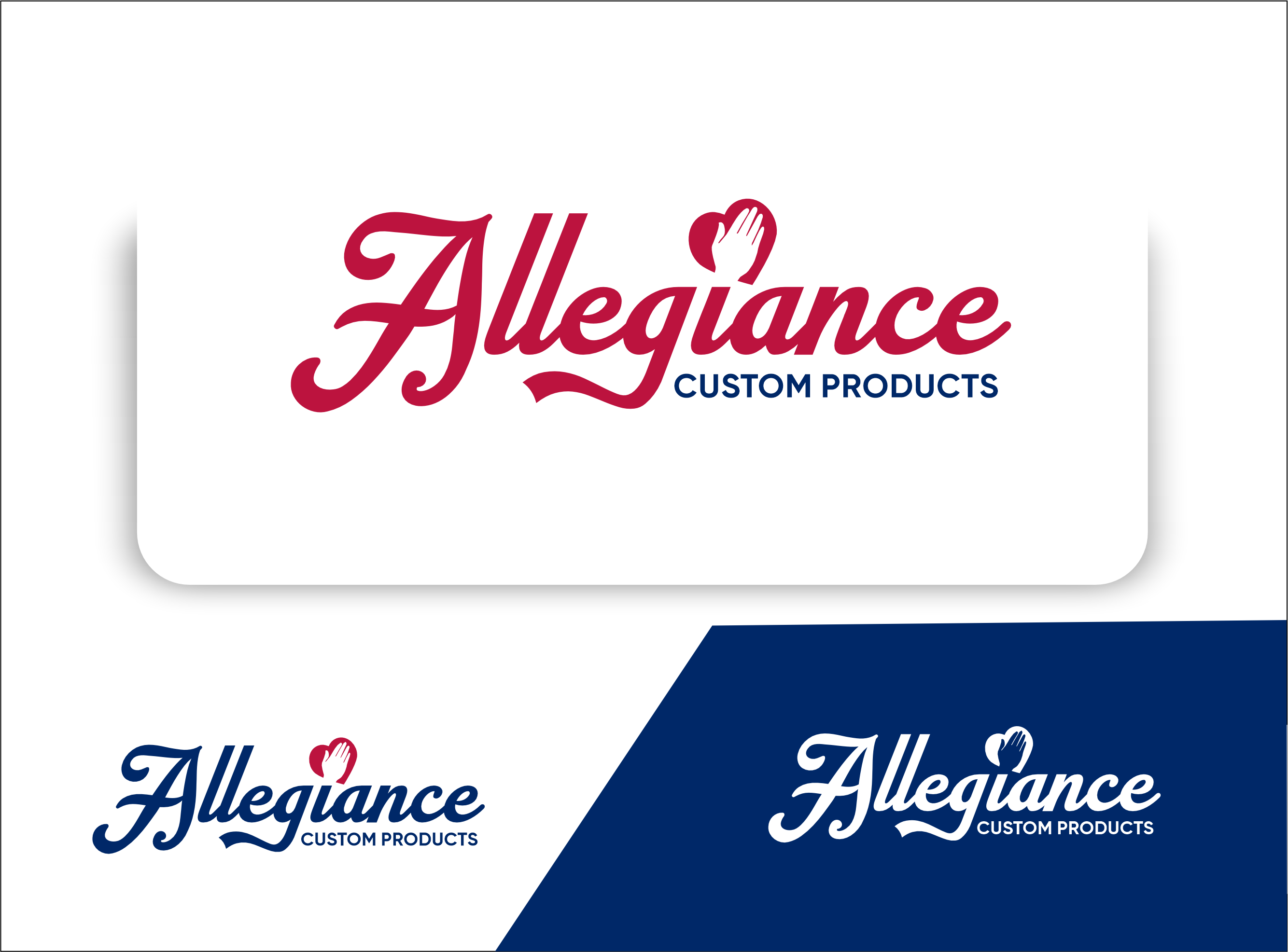 Logo Design by Udaya G for Allegiance Custom Products | Design #34604069