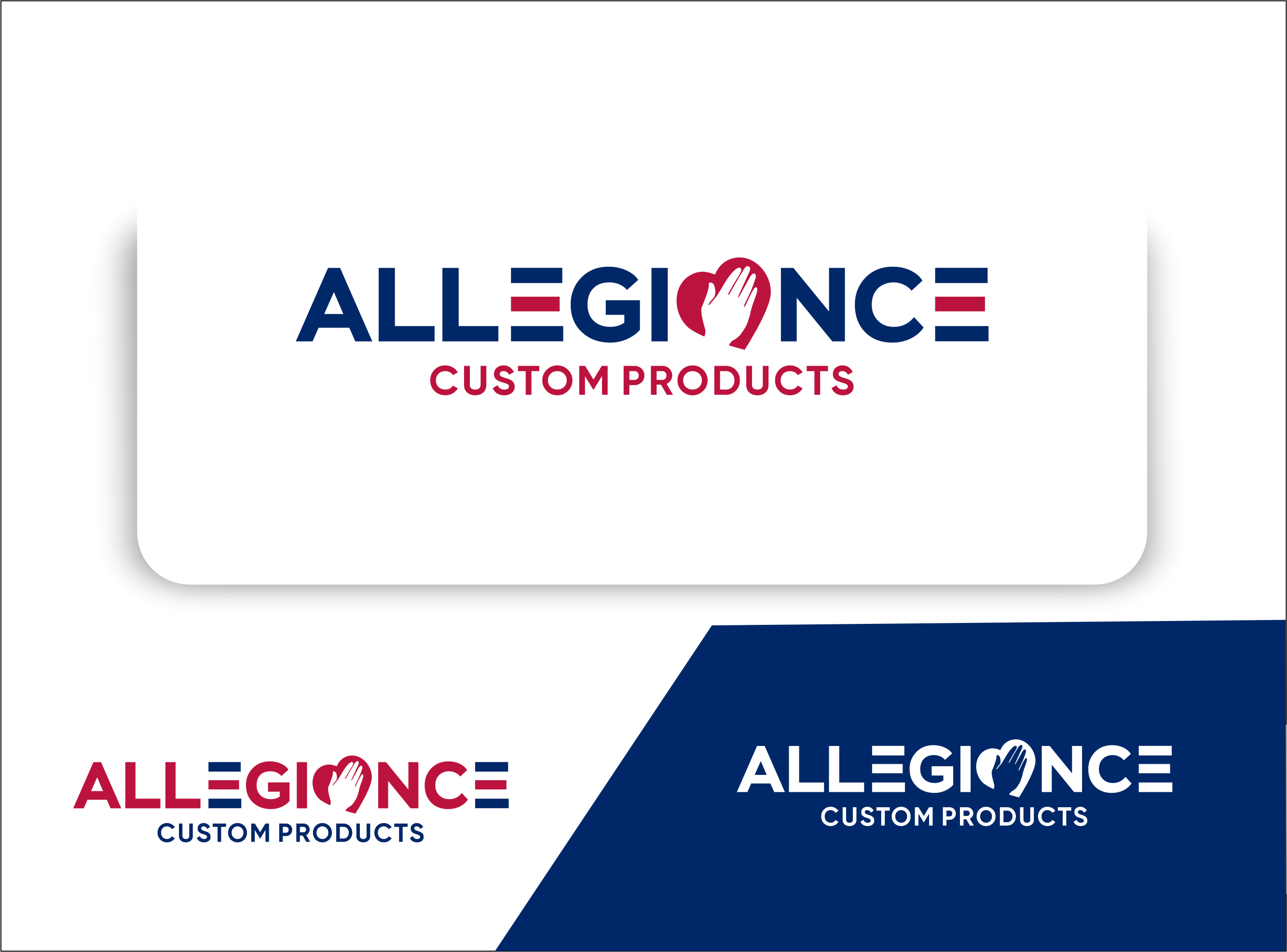 Logo Design by Udaya G for Allegiance Custom Products | Design #34604071