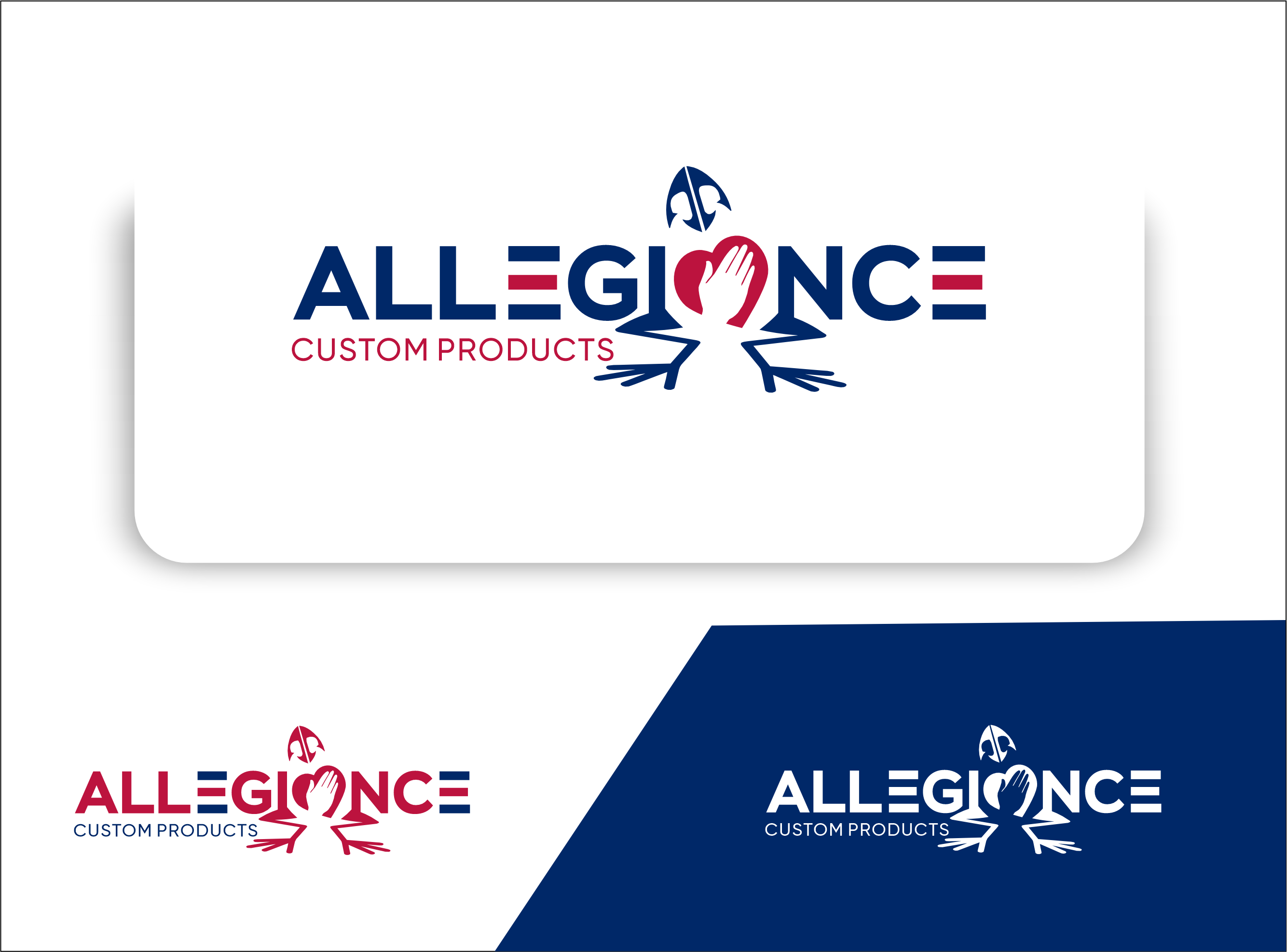 Logo Design by Udaya G for Allegiance Custom Products | Design #34604072