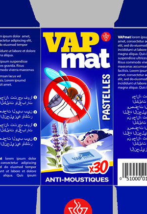 Packaging Design by Full-head for VAP mat | Design #34651477