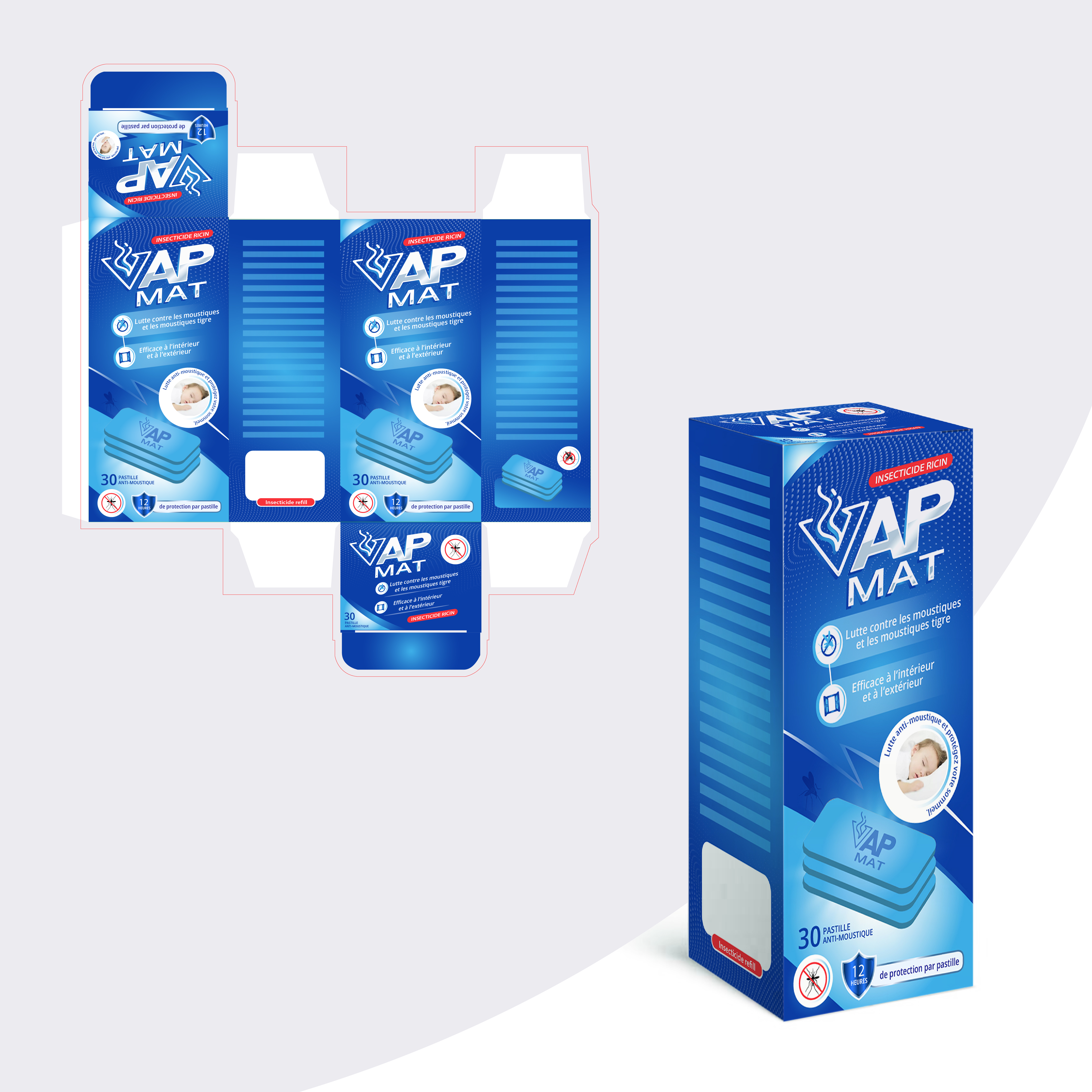 Diseño de Empaque por Nahom Shiferaw para VAP mat | Diseño #34641568