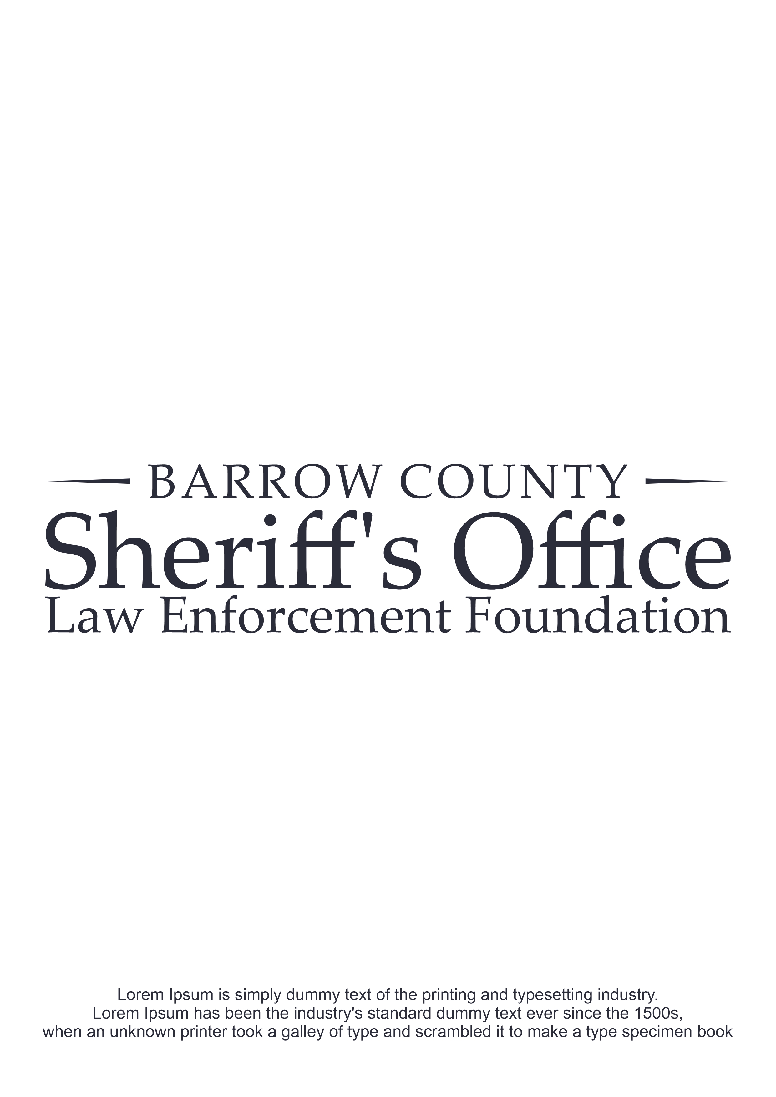 Logo Design by Abigaill_design for Barrow County Sheriff's Office | Design #34603558