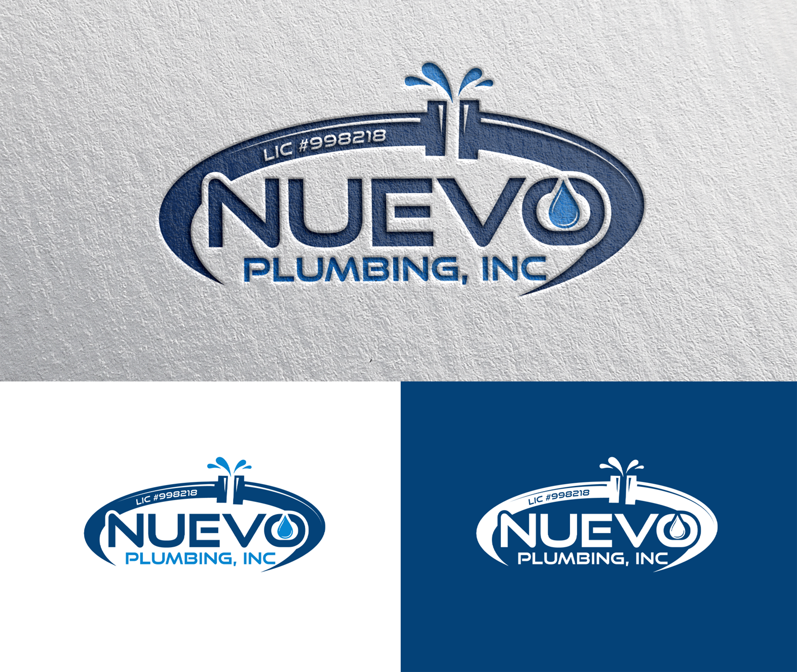 Design de Logo par Rickyy pour Nuevo Plumbing, Inc | Design #34612895