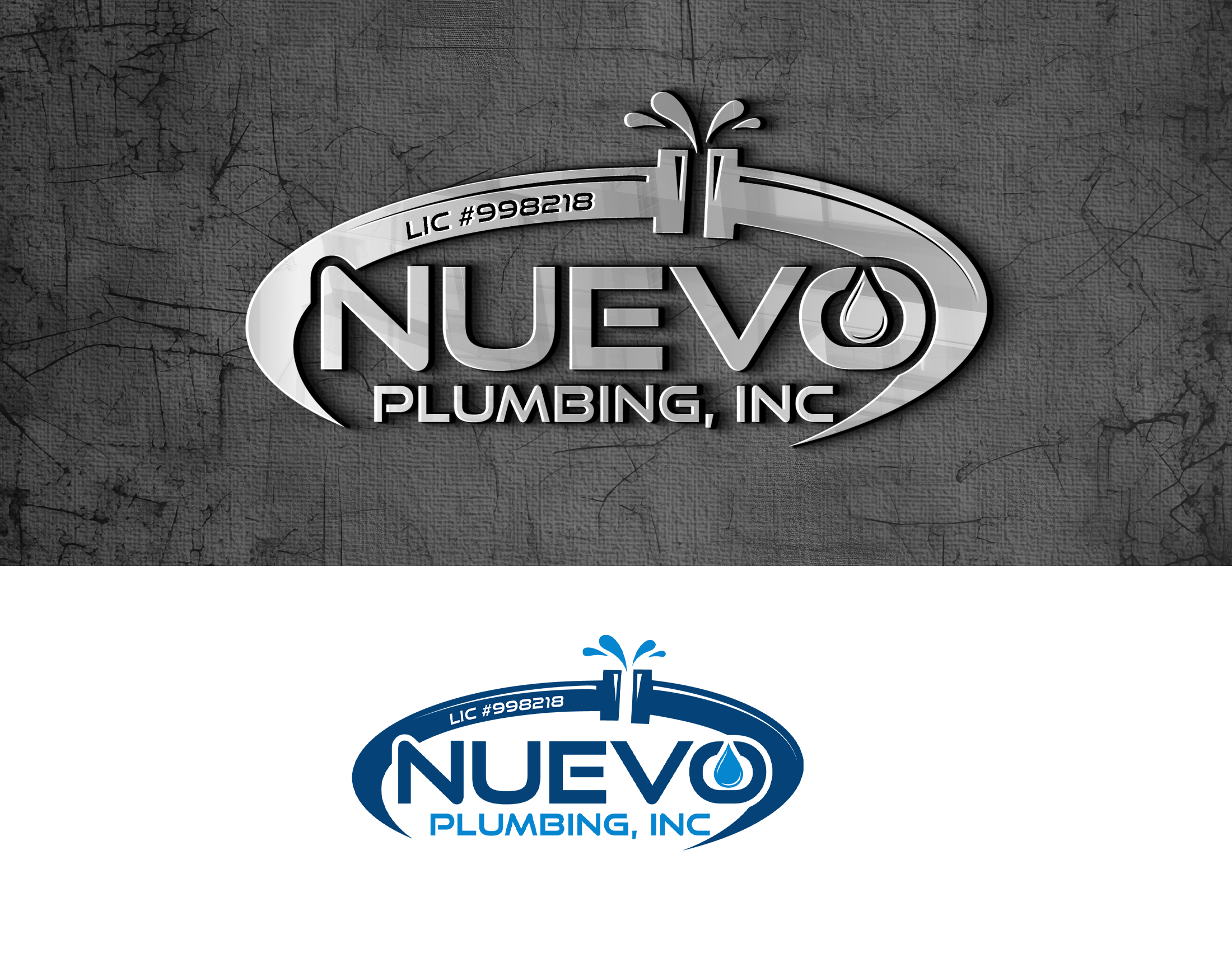 Design de Logo par Rickyy pour Nuevo Plumbing, Inc | Design #34612896