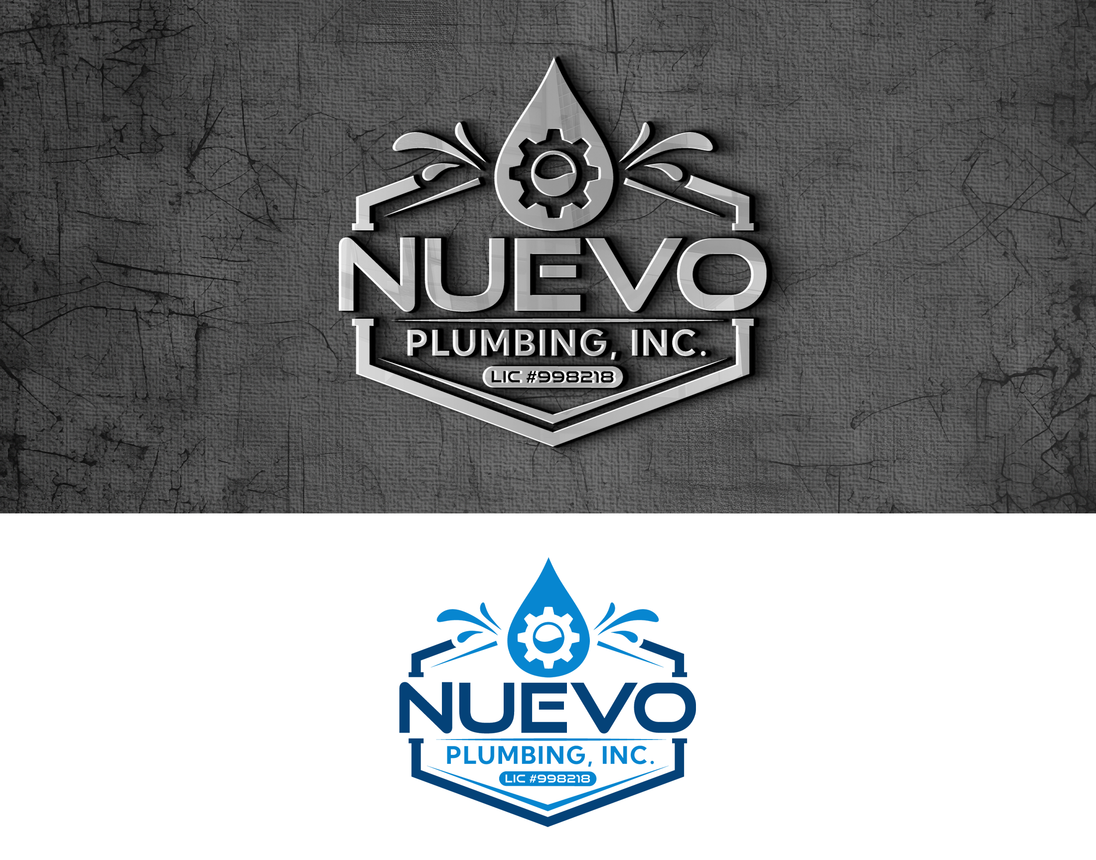 Design de Logo par Rickyy pour Nuevo Plumbing, Inc | Design #34613222