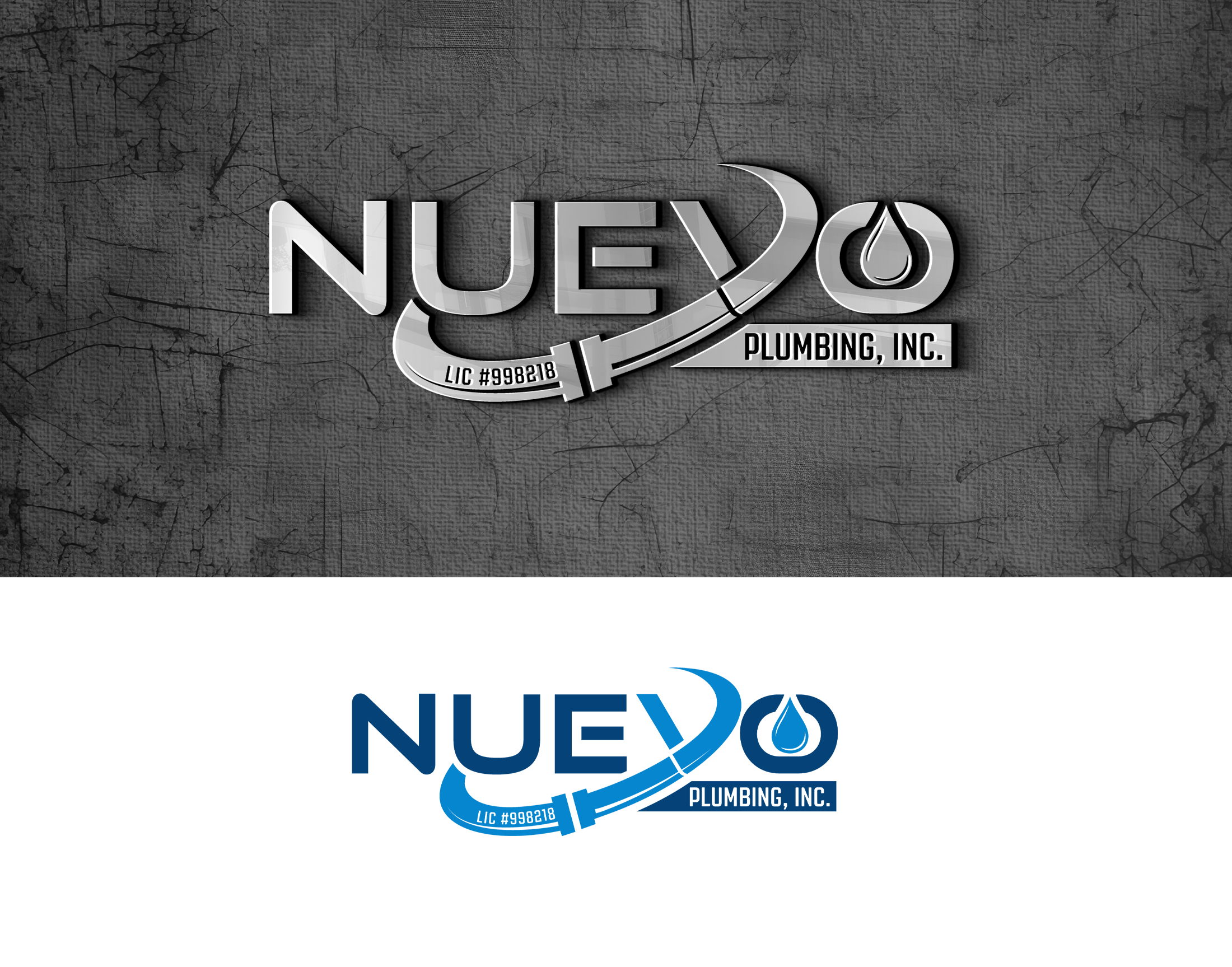 Design de Logo par Rickyy pour Nuevo Plumbing, Inc | Design #34613411