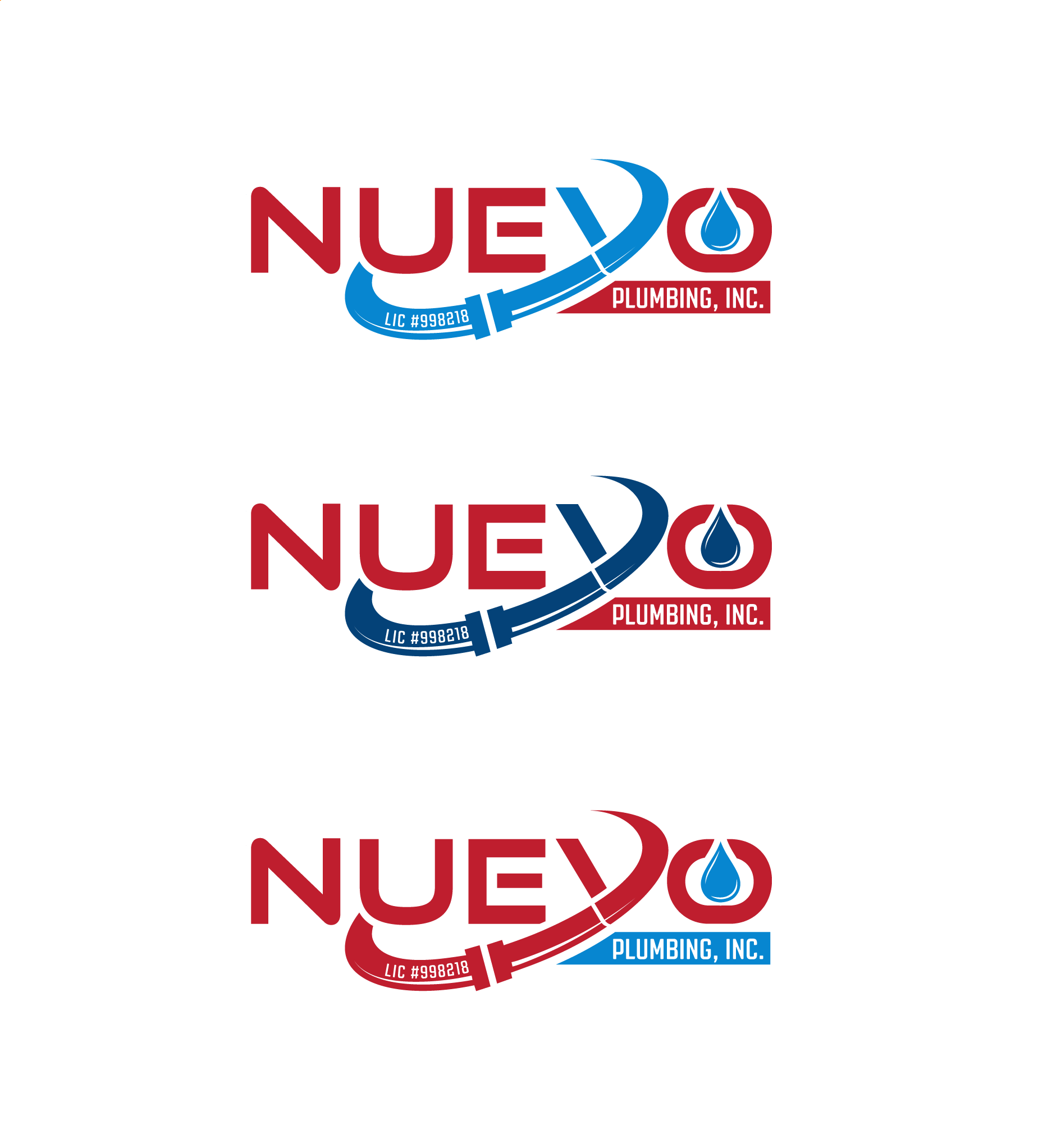 Design de Logo par Rickyy pour Nuevo Plumbing, Inc | Design #34616521