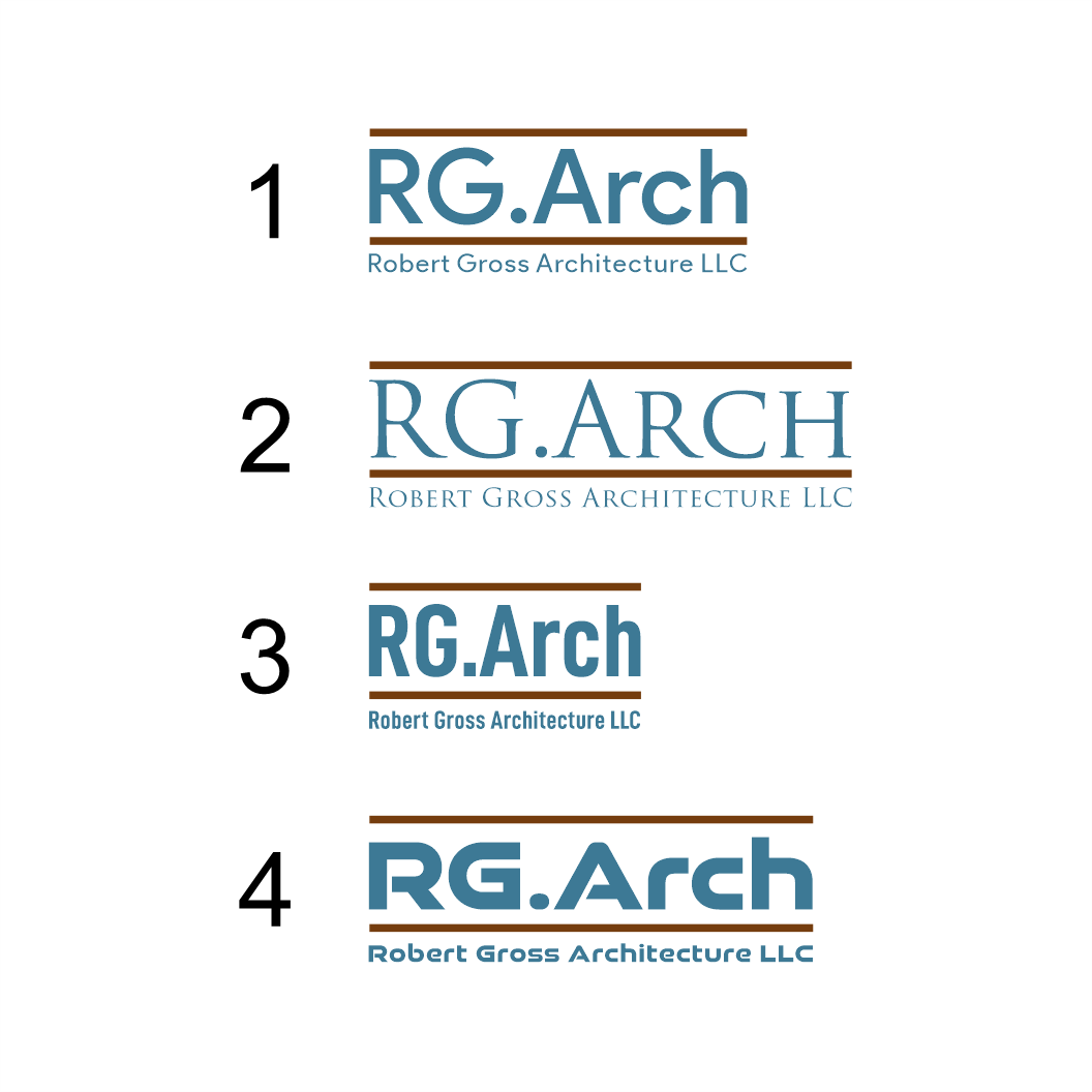 Logo Design by B4LYA for Robert Gross Architecture LLC | Design #34620164