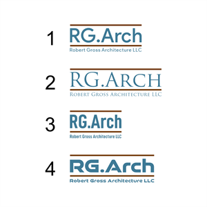 Logo Design by B4LYA for Robert Gross Architecture LLC | Design: #34620164
