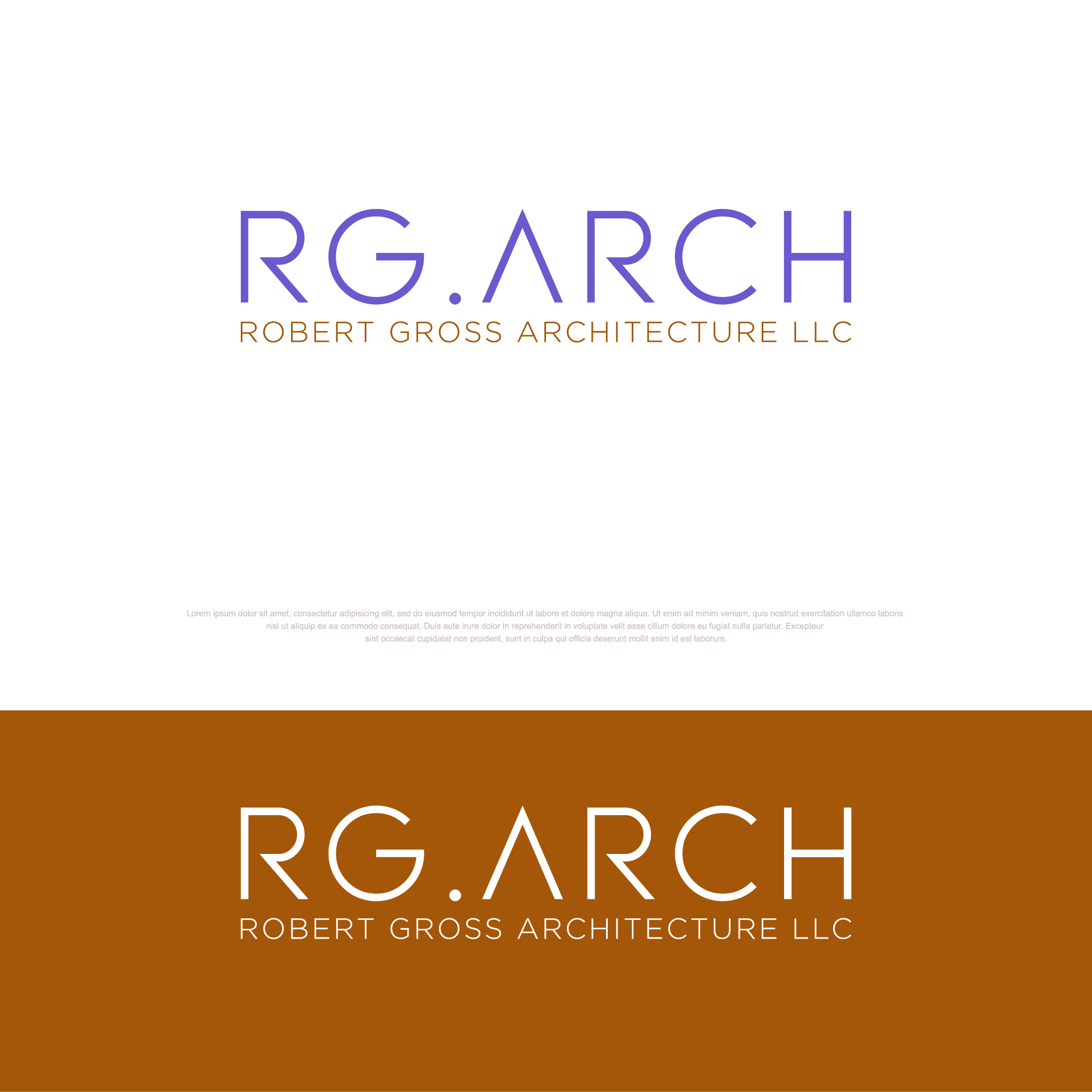 Logo Design by Deejah for Robert Gross Architecture LLC | Design #34620447
