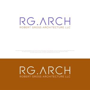 Logo Design by Deejah for Robert Gross Architecture LLC | Design: #34620447