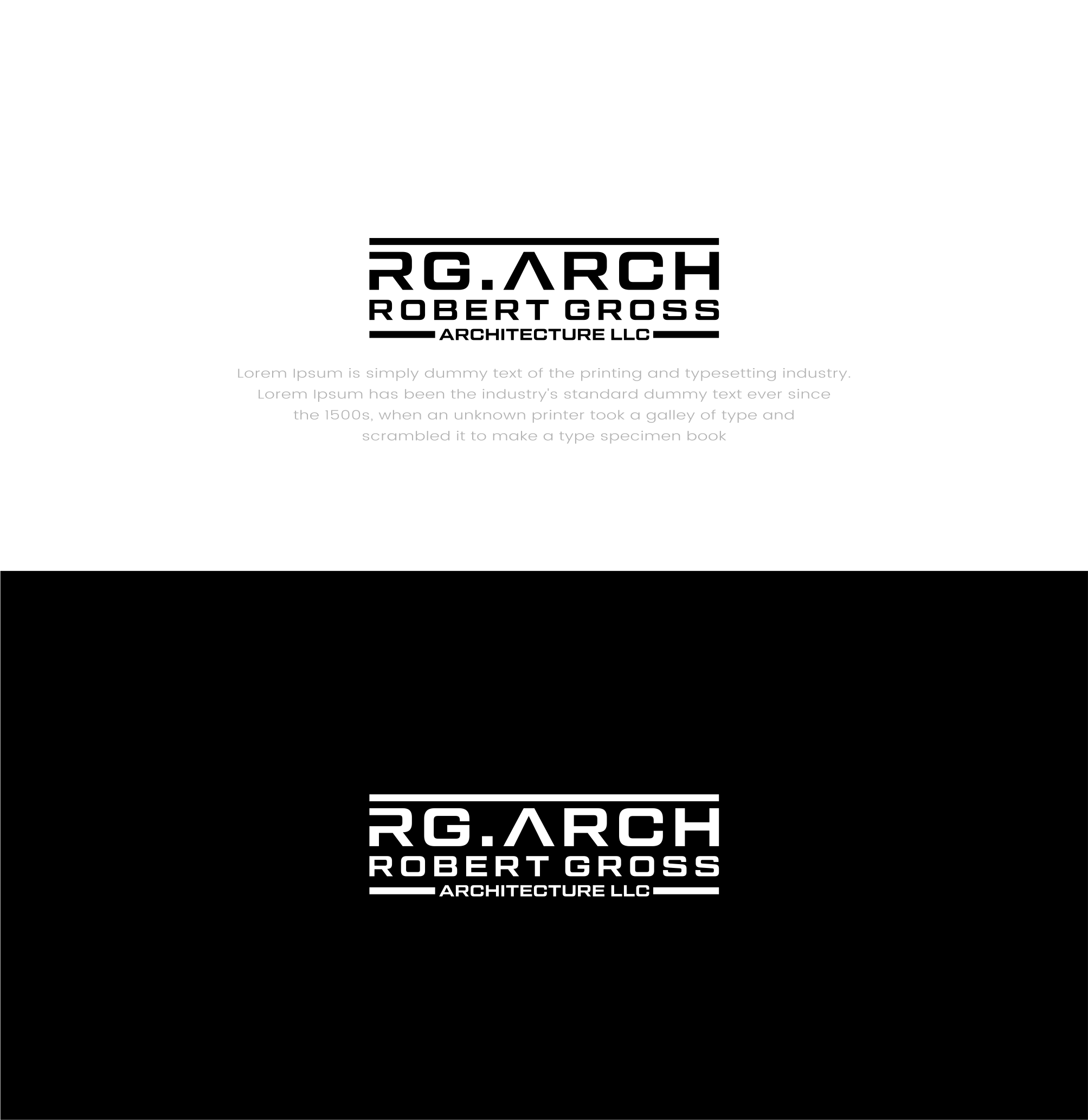 Logo Design by Barokahe guse for Robert Gross Architecture LLC | Design #34629176