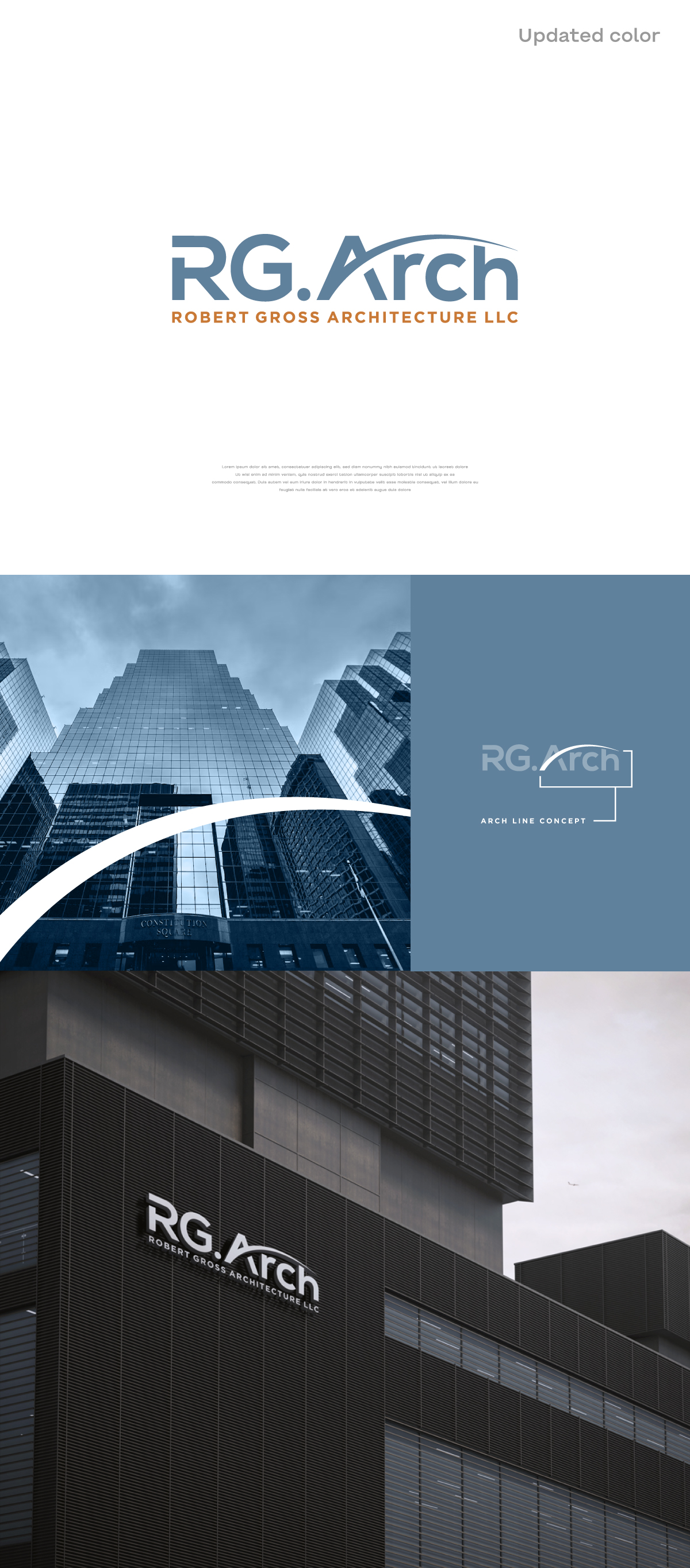 Logo-Design von apik. für Robert Gross Architecture LLC | Design #34619365