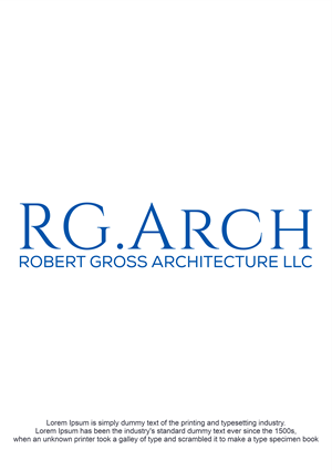 Logo Design by Abigaill_design for Robert Gross Architecture LLC | Design: #34610530