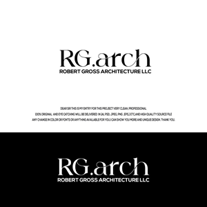 Logo Design by Hossainlogo324 for Robert Gross Architecture LLC | Design: #34622371