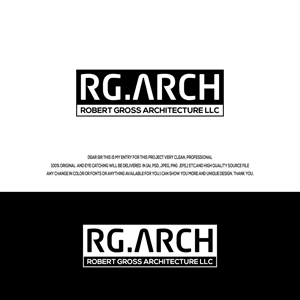 Logo Design by Hossainlogo324 for Robert Gross Architecture LLC | Design: #34622372