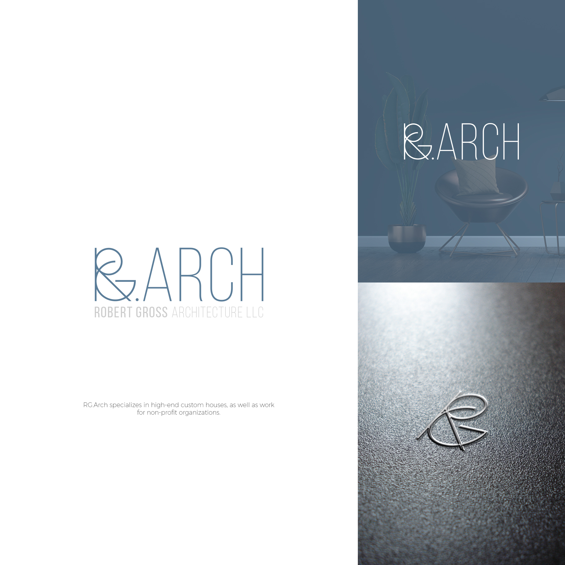 Logo Design by JohnM. for Robert Gross Architecture LLC | Design #34612688