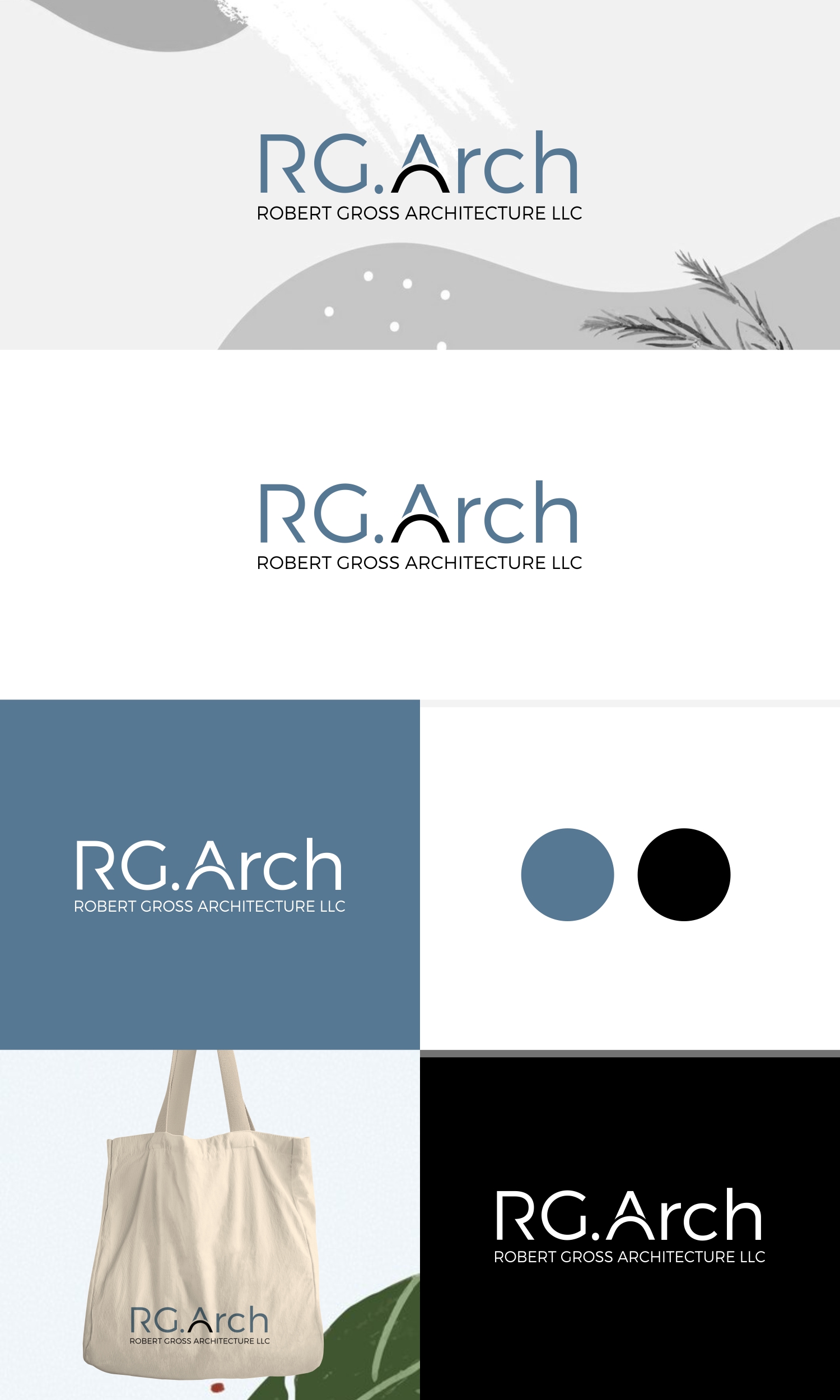 Logo Design by 92logo for Robert Gross Architecture LLC | Design #34611067