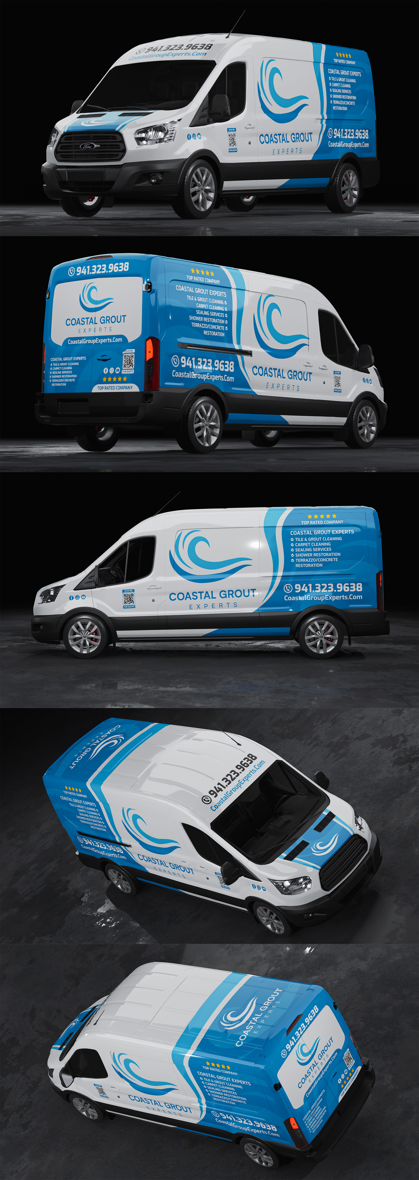 Car Wrap Design by Panji A. for Coastal grout experts | Design #34653214