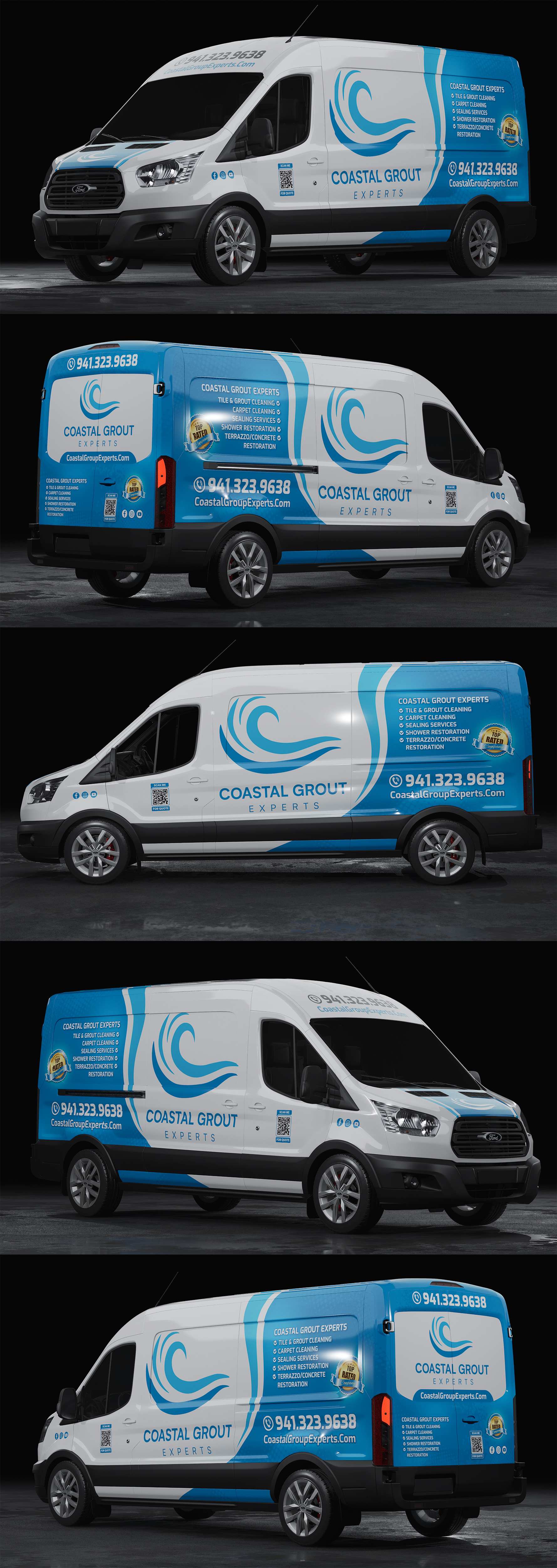 Car Wrap Design by Panji A. for Coastal grout experts | Design #34660664