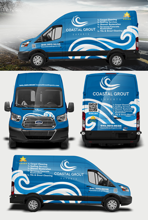 Car Wrap Design by websmartusa for Coastal grout experts | Design #34612115