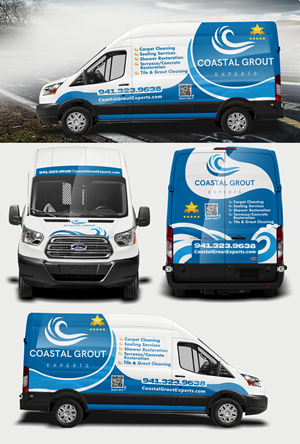 Diseño de Rotulación de Vehículo por websmartusa para Coastal grout experts | Diseño: #34612117