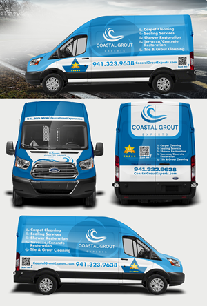 Diseño de Rotulación de Vehículo por websmartusa para Coastal grout experts | Diseño: #34612123