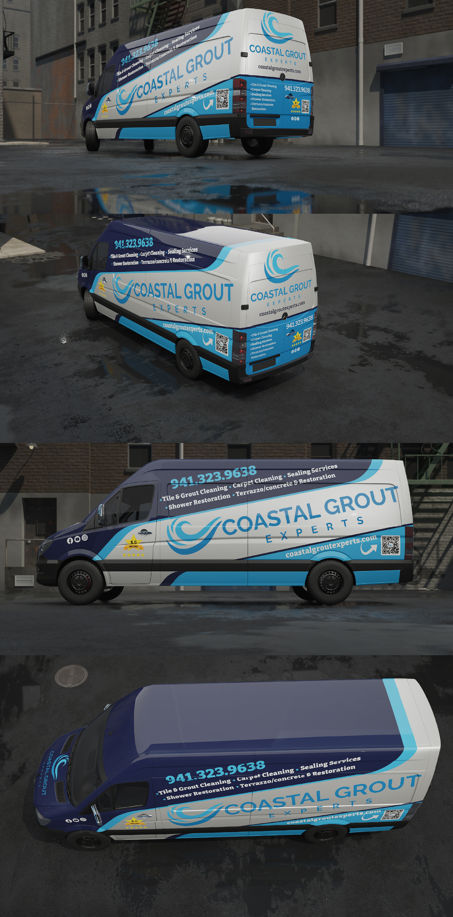 Diseño de Rotulación de Vehículo por Wrapcia para Coastal grout experts | Diseño #34629843