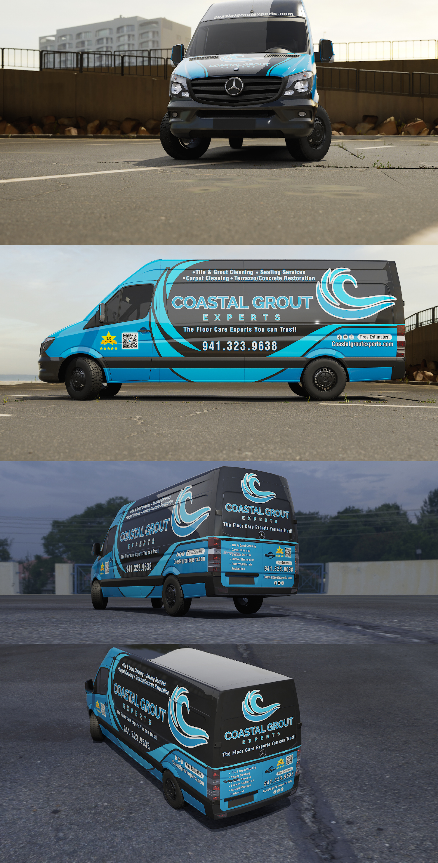 Car Wrap Design by Wrapcia for Coastal grout experts | Design #34720721