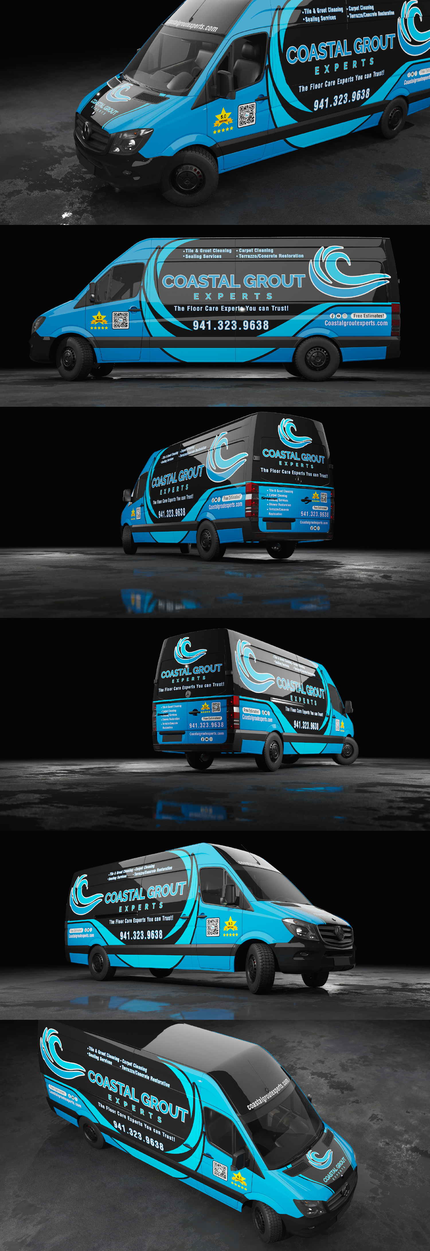 Car Wrap Design by Wrapcia for Coastal grout experts | Design: #34737652