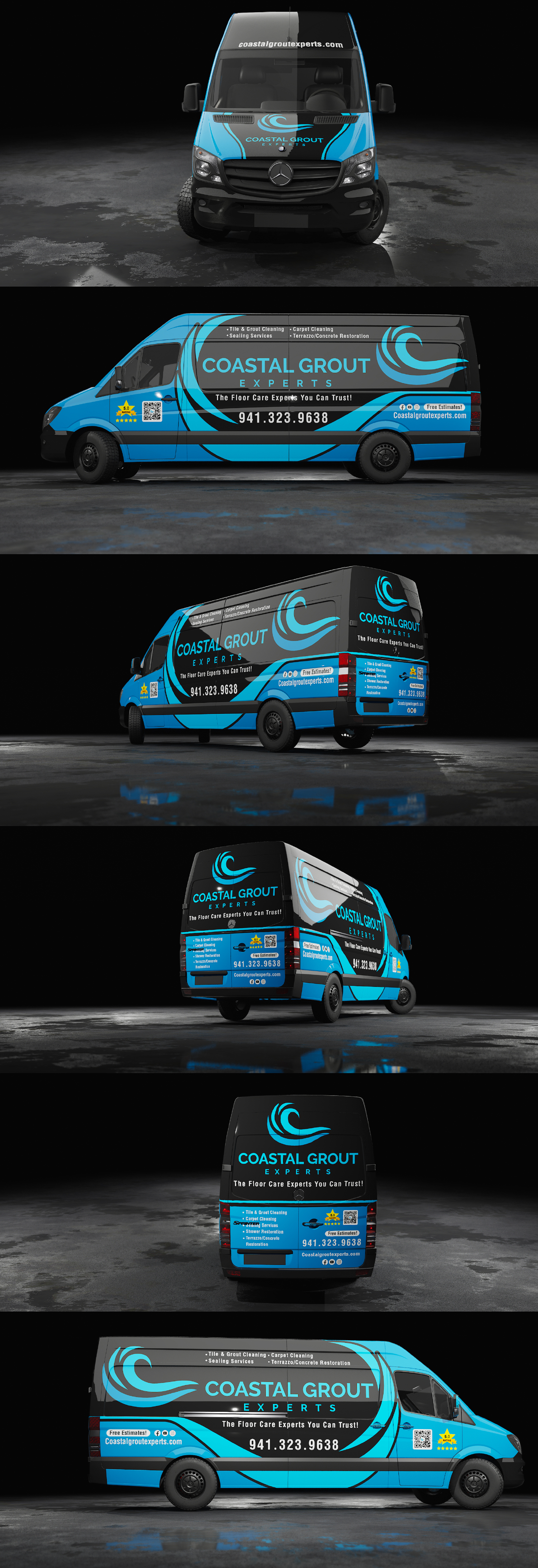 Car Wrap Design by Wrapcia for Coastal grout experts | Design #34772771