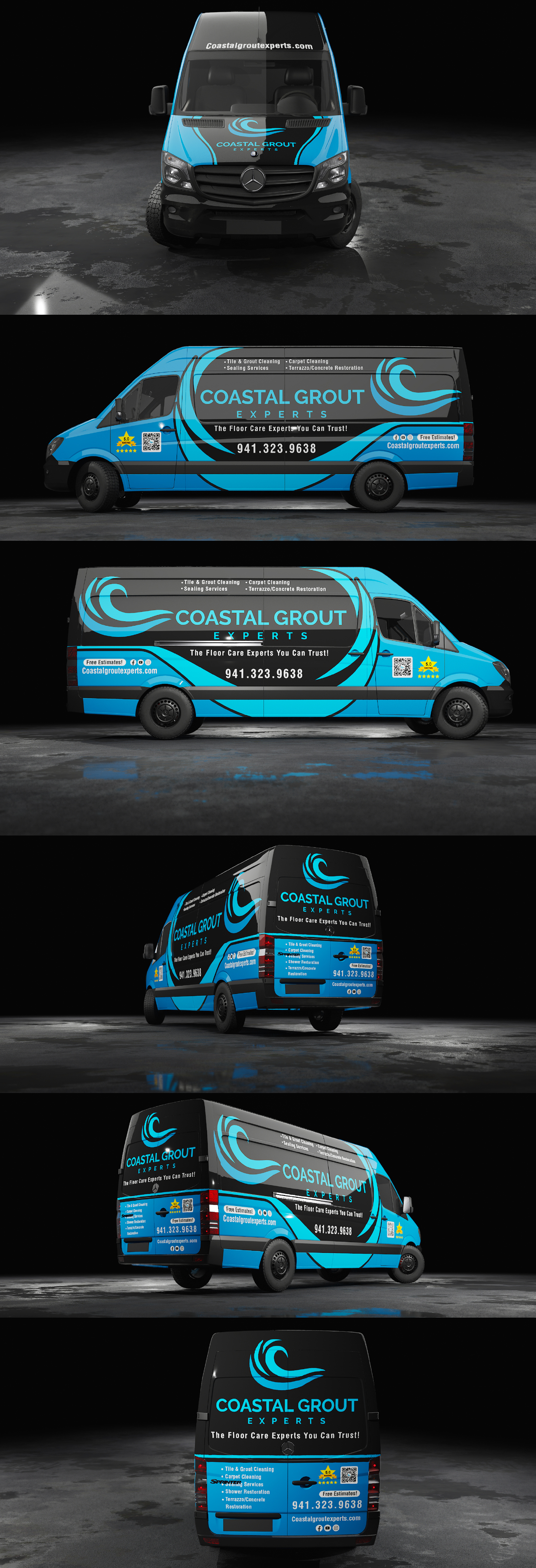 Car Wrap Design by Wrapcia for Coastal grout experts | Design #34773097