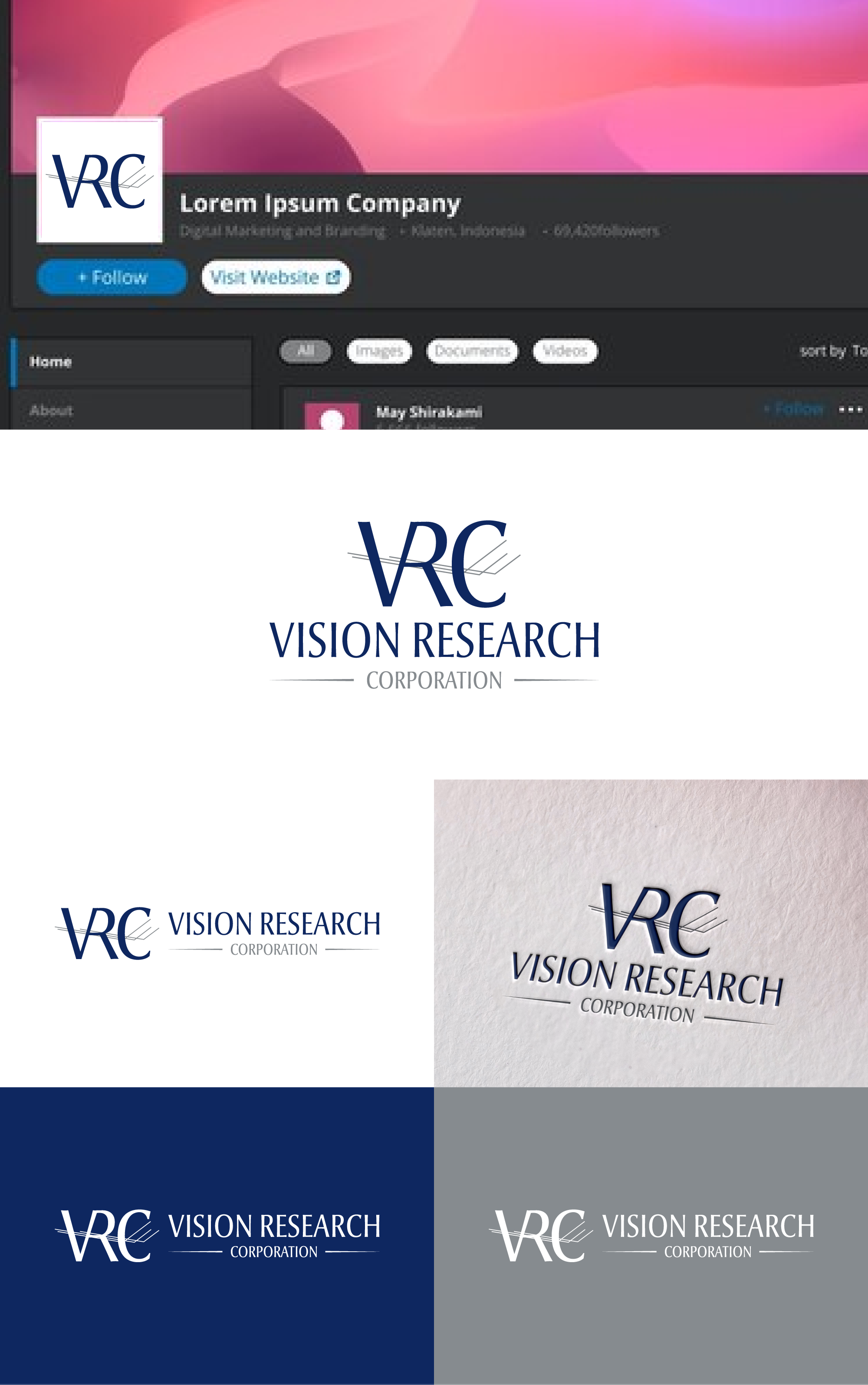 Logo Design by Ellene for Vision Research Corporation | Design #34616871