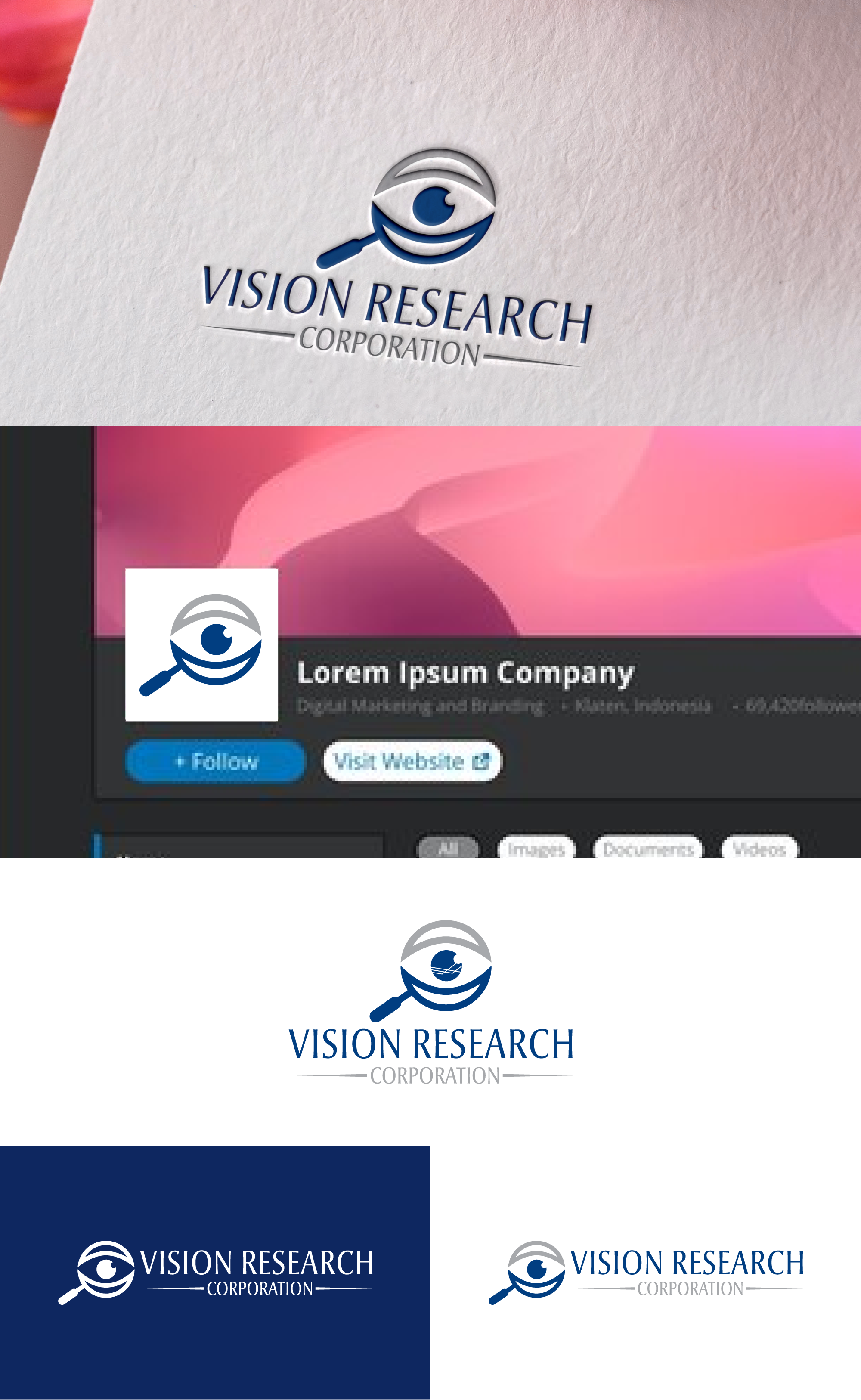 Logo Design by Ellene for Vision Research Corporation | Design #34616872