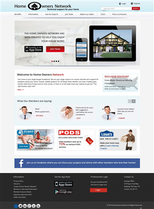 Diseño Web por pb para Homeownersnetwork | Diseño: #3151998